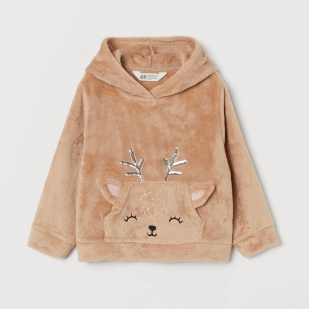 NWT Faux‎ Shearling Hoodie